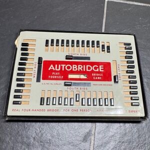 Vintage Autobridge Play-Yourself Bridge Game Beginners Set PGB Alfred Sheinwold